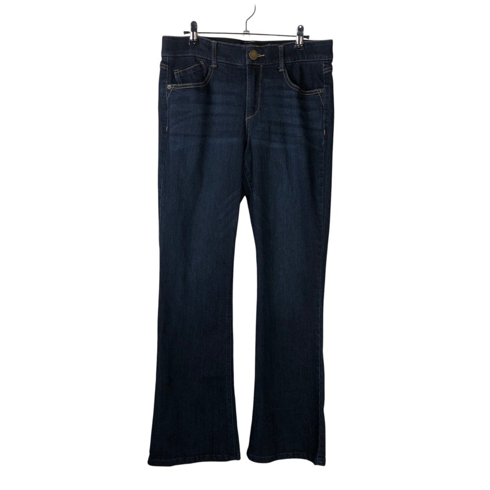 Democracy "Ab" Technology Womens Itty Bitty Bootcut Jeans Size 10 Dark Wash